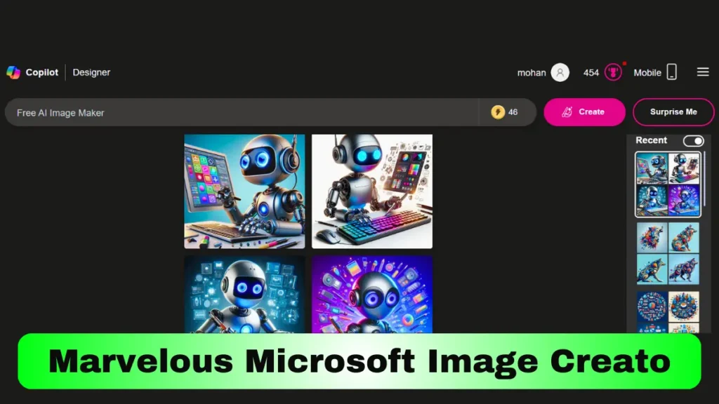 Image Creator from Microsoft Unleashing Visual Magic!