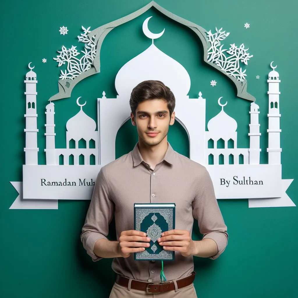 Bing Ai Ramadan Mubarak Boy Image 2024