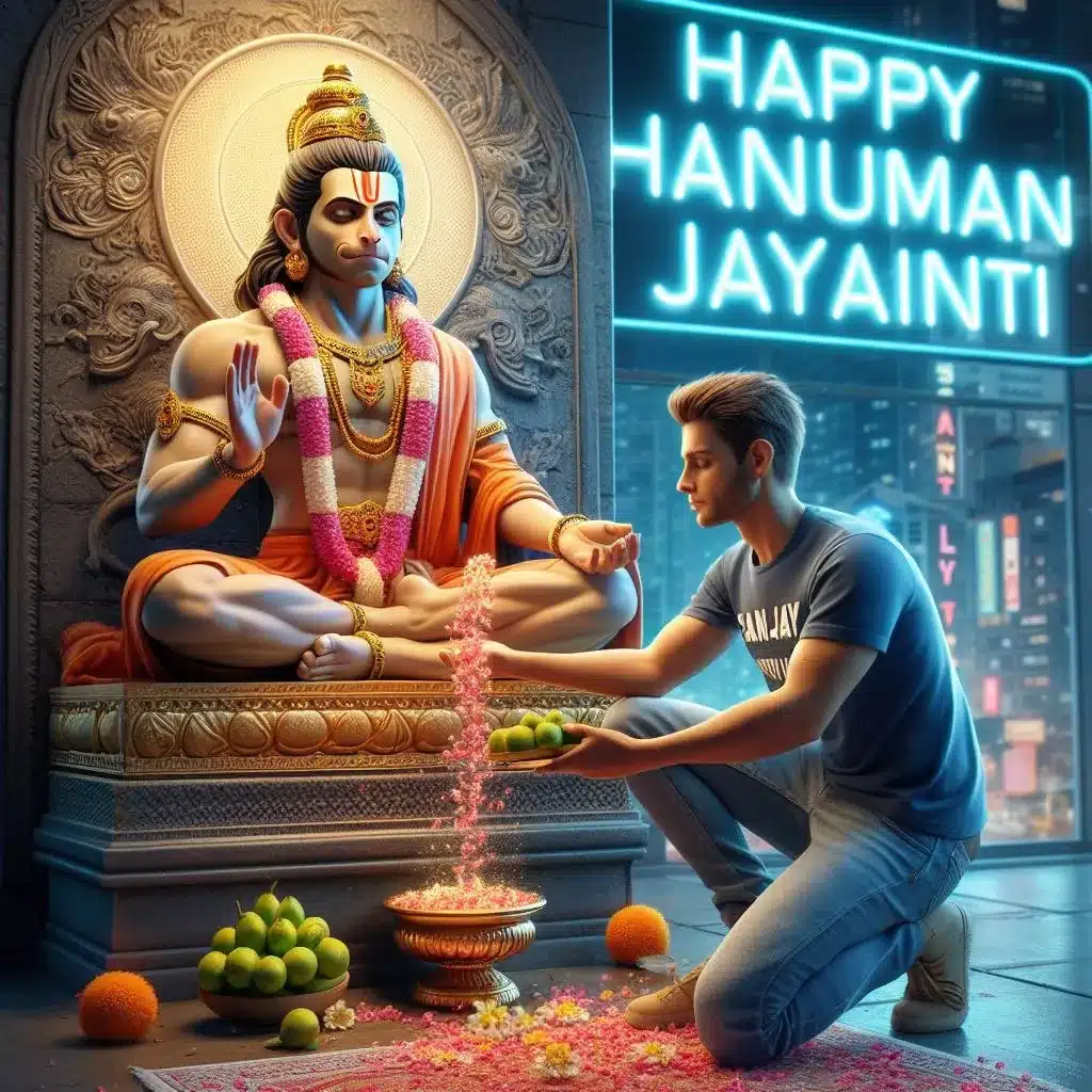 Hanuman Jayanti Name Image