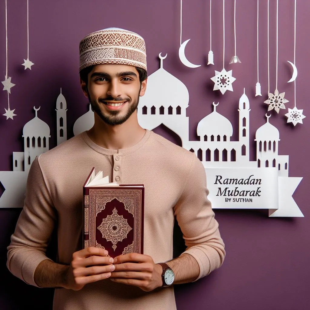 Boy Ai Ramadan Mubarak Image Editing 2024