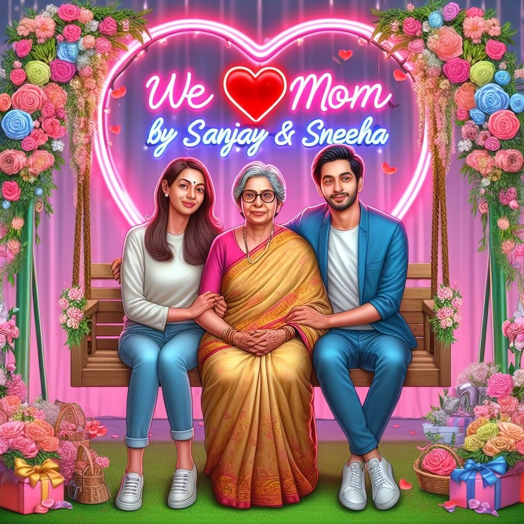 AI Happy Mother's Day Mom Images 2024 Editing