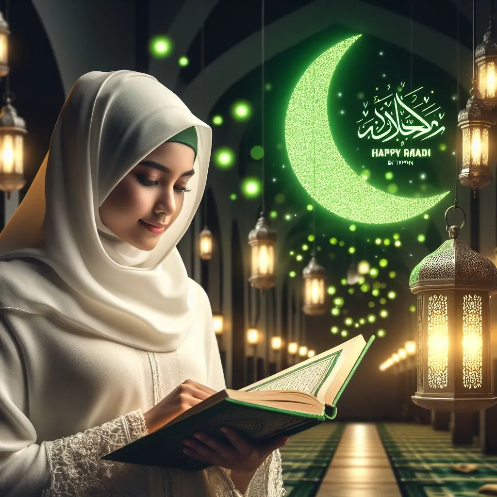 Ramadan Mubarak 2024 Image Girls