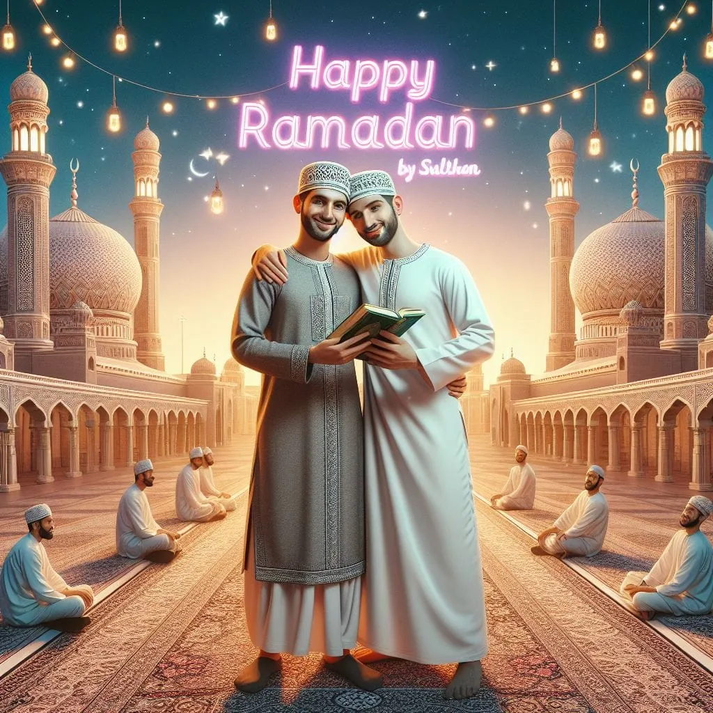 AI Ramadan Mubarak Wishes Name Image Editing