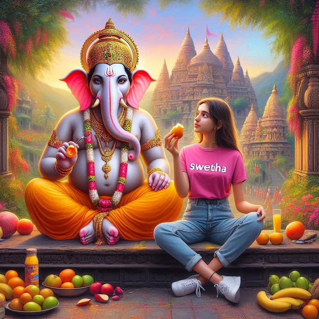 AI Ganesh Chaturthi Photo