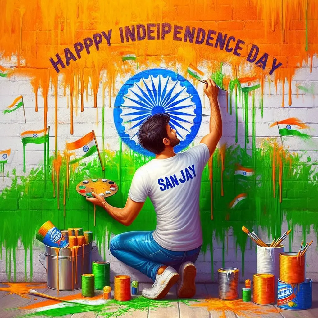 AI Independence Day Boys Name Free Prompt