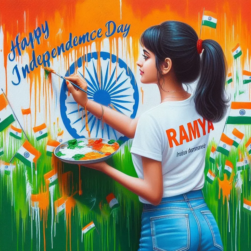 AI Independence Day Girls Name Free Prompt