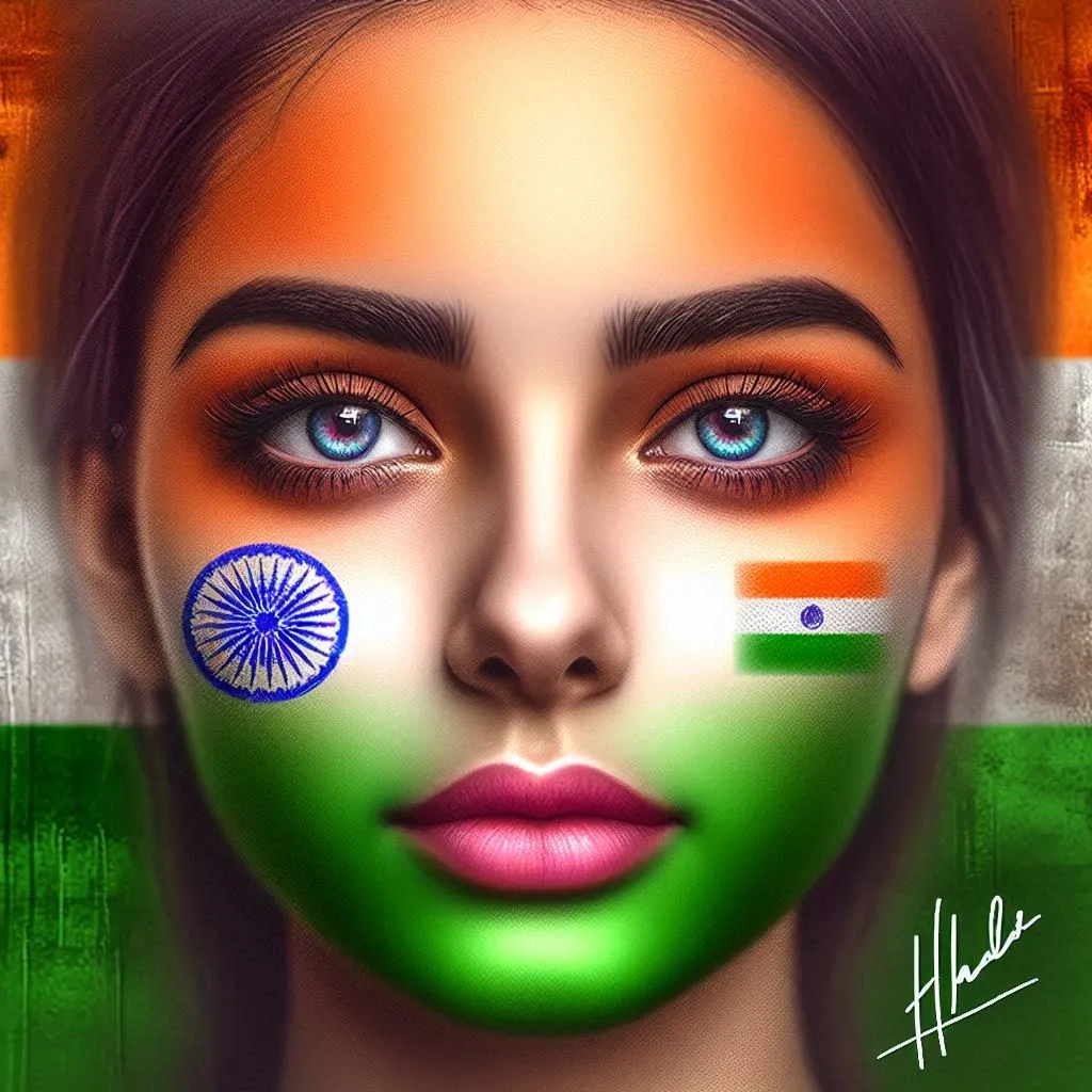 AI Independence Day Women Image