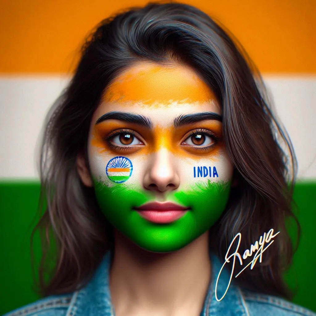 AI Independence Day Women Image