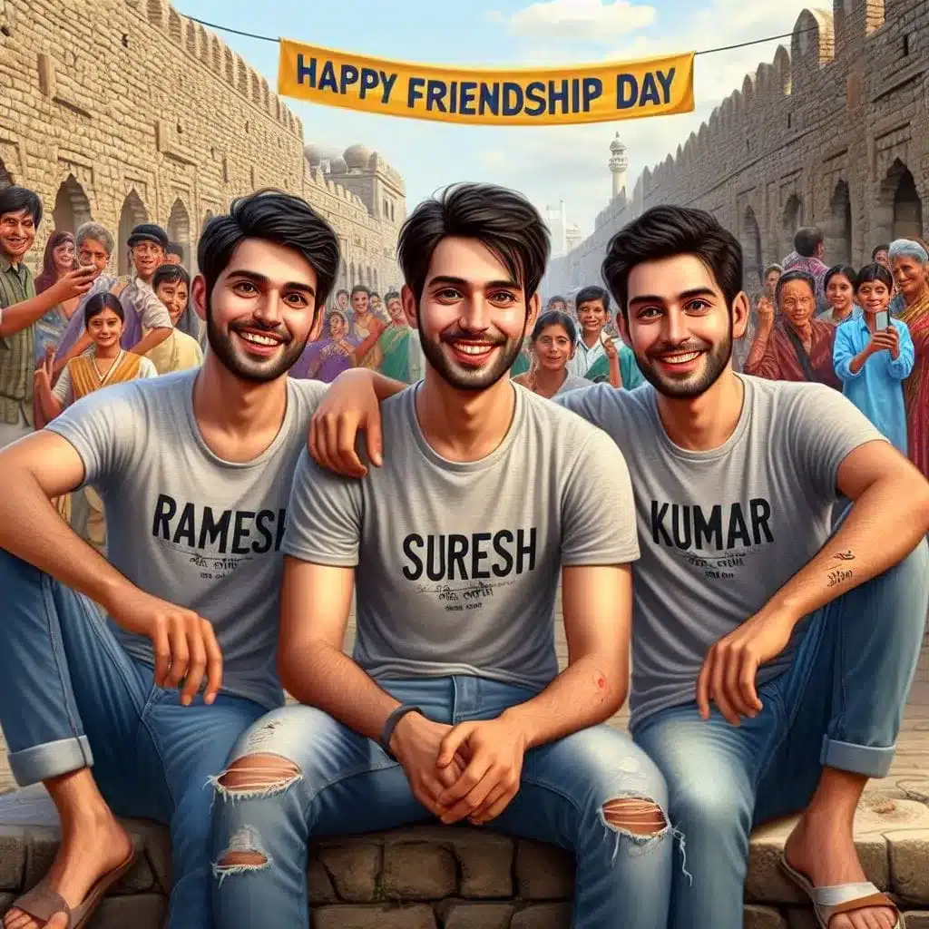 Boys Happy Friendship Day Prompt