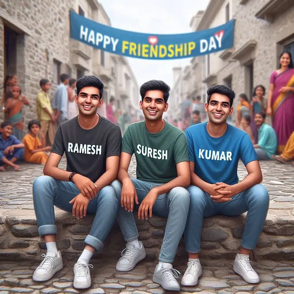 Boys Happy Friendship Day Prompt