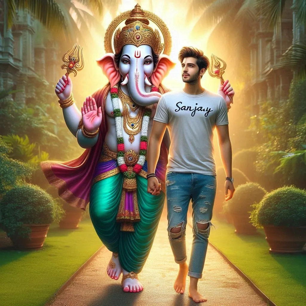 Create Stunning AI Ganesh Chaturthi Image