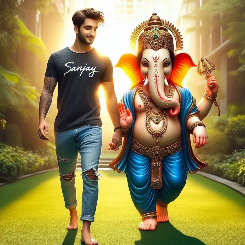 Create Stunning AI Ganesh Chaturthi Image