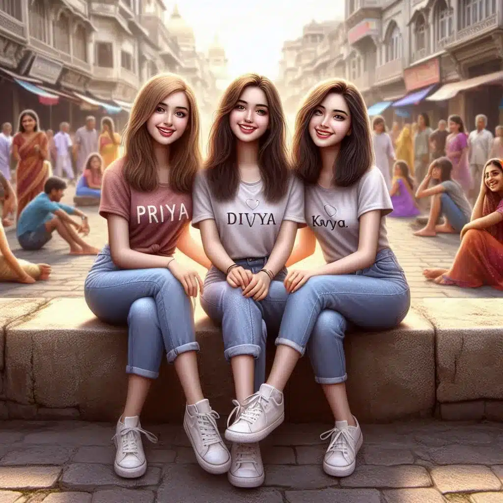 Girls Happy Friendship Day Image