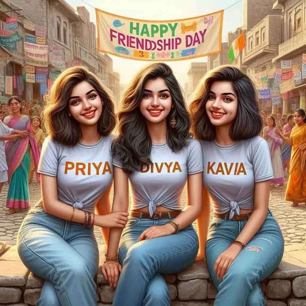 Girls Happy Friendship Day Prompt