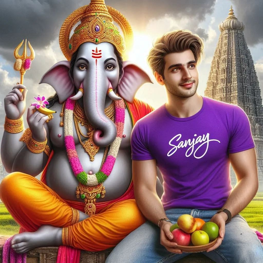 AI Ganesh Chaturthi Photo