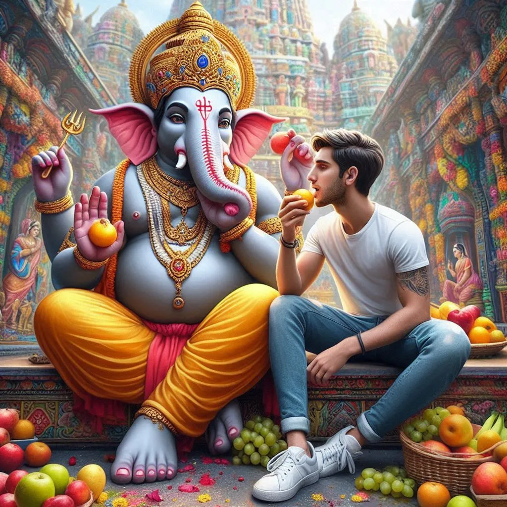 AI Ganesh Chaturthi Photo