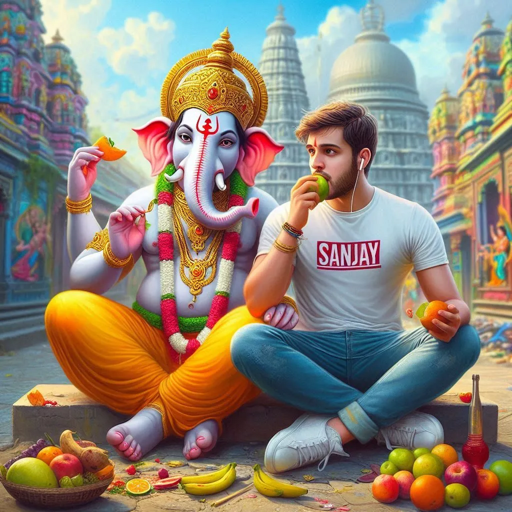 AI Ganesh Chaturthi Photo