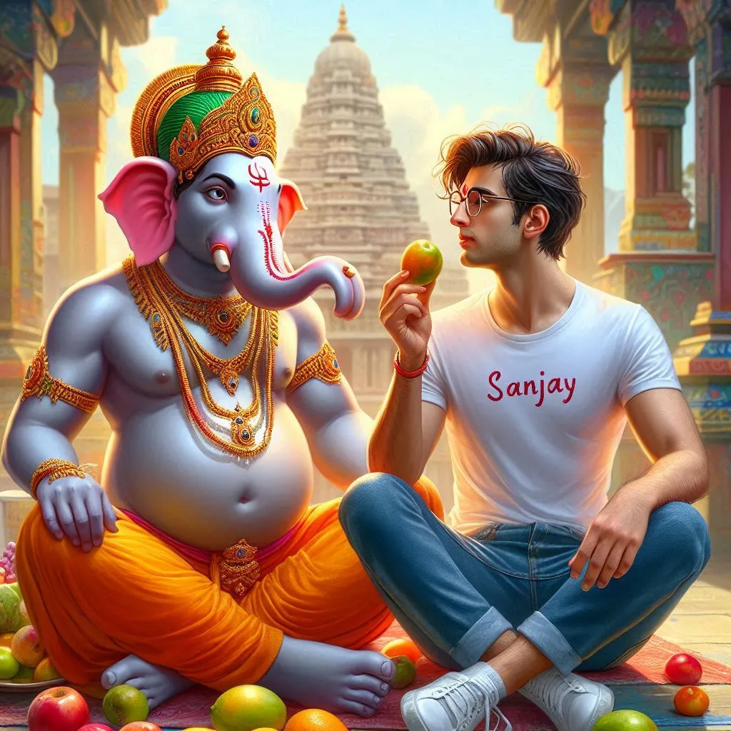 AI Ganesh Chaturthi Photo