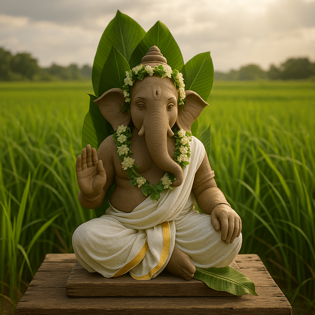 Ganesh Chaturthi 2025 Prompts Eco-Ganpati in Green Fields