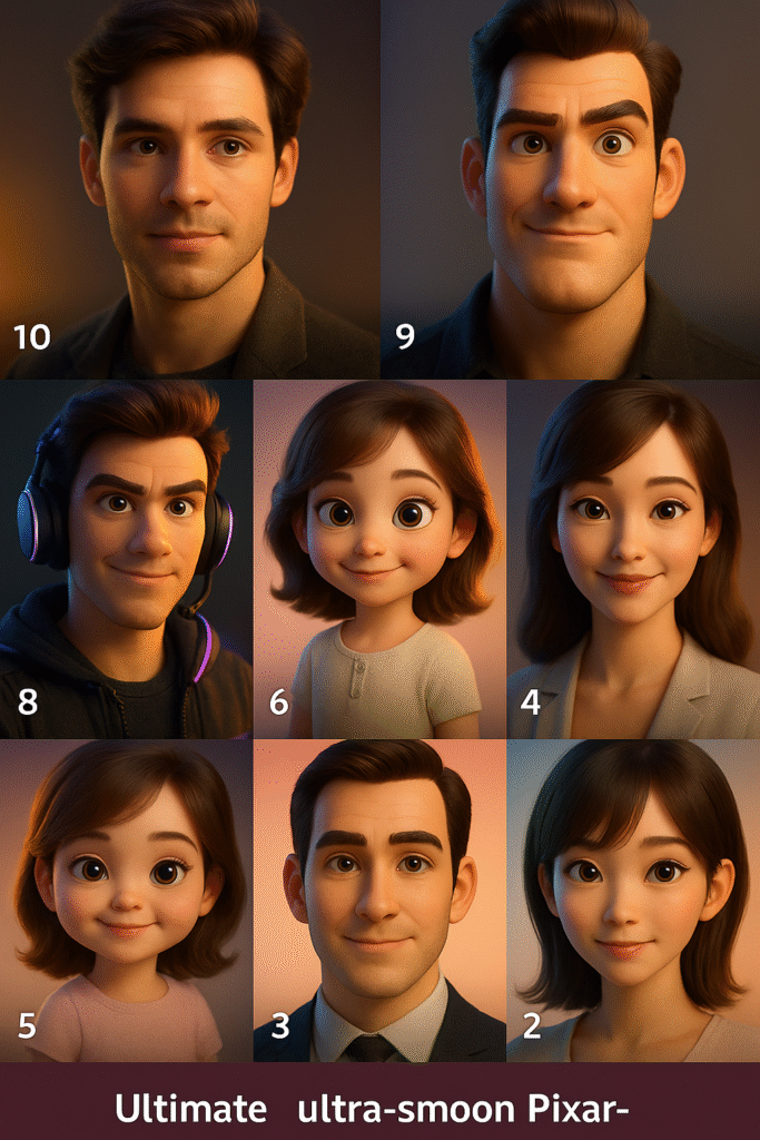 Top 10 3D Cartoon Character Portrait Prompts (Ultra-Realistic 2025 Guide)