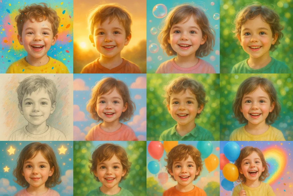 Top 10 Children’s Day DP Prompts (2025 – Ultra-Creative & User-Image Compatible)