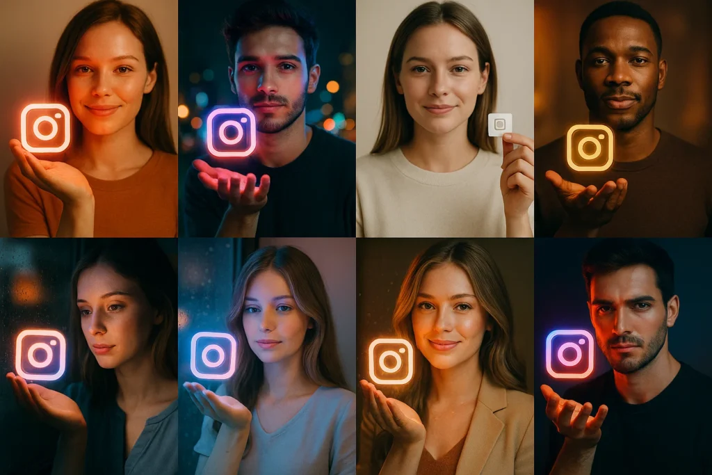 Top 10 Viral Instagram Logo Portrait Prompts (Random + User-Image Compatible)