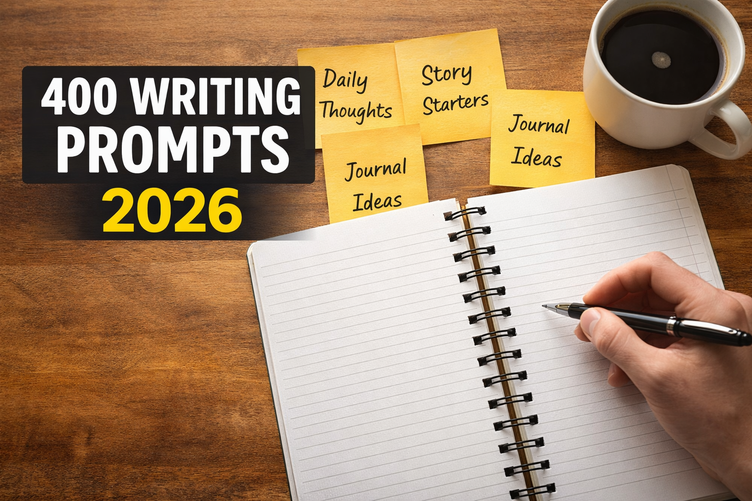 400 Writing Prompts 2026 – Creative Ideas For Daily Writing