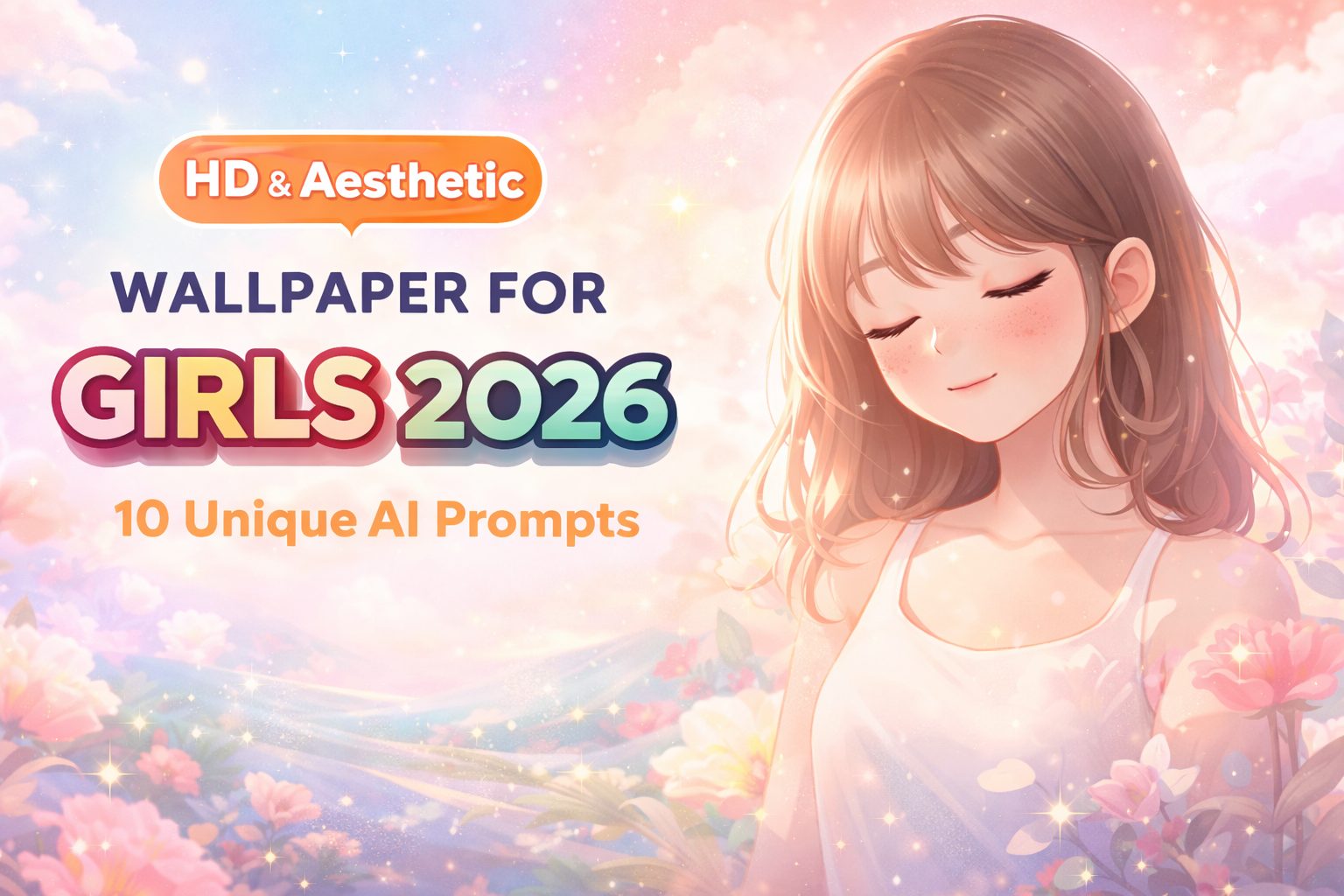 Wallpaper for Girls 2026: 10 Unique AI Prompts (HD & Aesthetic)