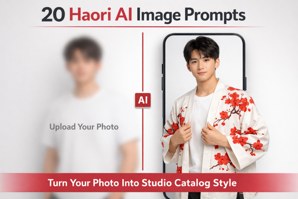 20 Haori AI Image Prompts Using Uploaded Photo