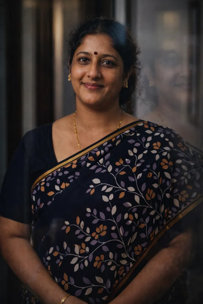 Edit this photo as if taken through clean glass, soft reflection visible, cinematic lighting, realistic skin tone, professional photography, high detail, natural color, no AI smoothing.