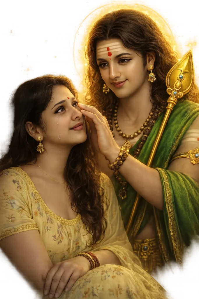 Murugan Wiping the User’s Tears