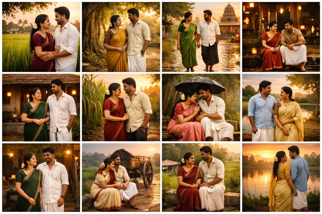 30 Thevar Magan Inspired Couple AI Prompts 2026