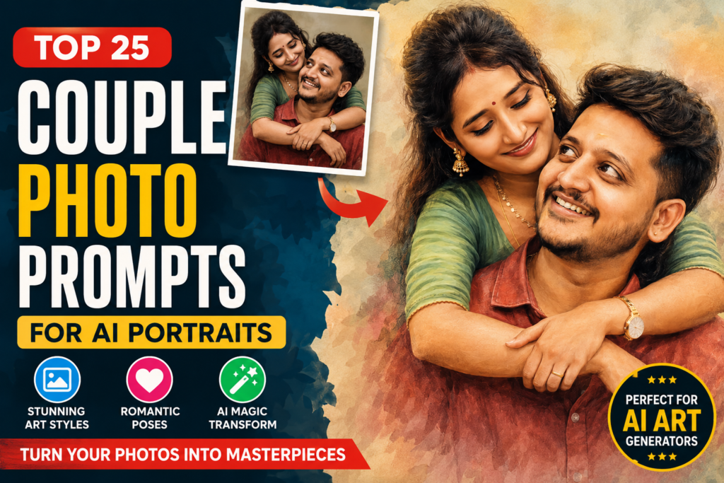 26 Amazing Couple Photo Prompts That Turn Photos into Art