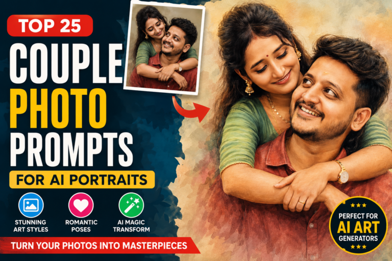 26 Amazing Couple Photo Prompts That Turn Photos into Art