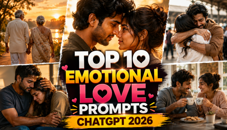 Top 10 Emotional Love Prompts ChatGPT 2026