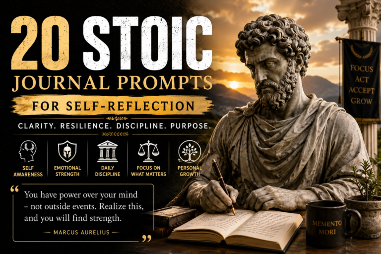 Top 20 Stoic Journal Prompts for Self-Reflection and Personal Growth