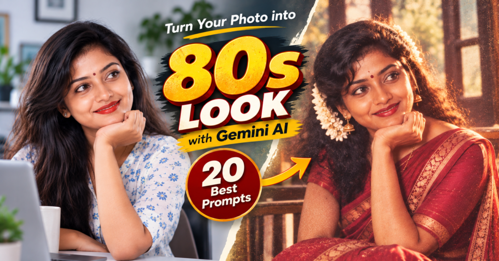 80s Look Transformation with Gemini AI